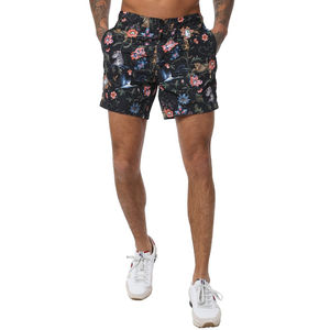 Shorts de Baño para Hombre con Cintura Elástica, Estampado Personalizado por Sublimación, Diseño Sólido, Estilo Casual - Product Image 6