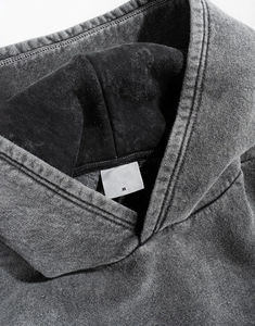 เสื้อฮู้ดคอตตอนฟรินซ์ผ้าเทอร์รี่ผสมกรด100% 2025มาใหม่ - Product Image 6