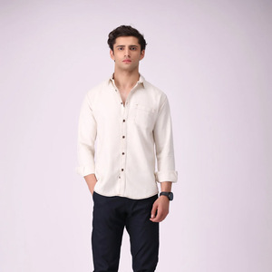 Camisas de vestir a cuadros de Primavera de algodón 100% personalizadas para hombre, camisas de manga larga forradas con botones populares de talla grande, tela de franela de estilo Formal - Product Image 5