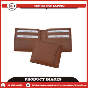 กระเป๋าเงินบุรุษหนังแท้มีซิปปิดแฟชั่นที่กว้างขวางมีสไตล์กันน้ำเดินทางได้ทุกวัน - Product Image 2