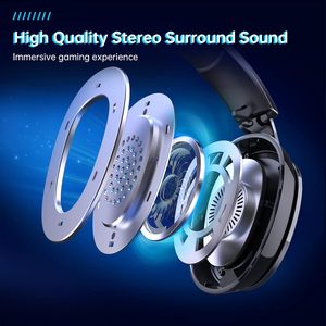 Auriculares Inalámbricos para Juegos Gtheos de 2.4GHz, Auriculares Bluetooth 5.2 con Micrófono con Cancelación de Ruido - Product Image 3