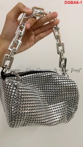 [Trendy] Bling Rhinestone Handbags Luxury Fashion Chain <b>Pillow</b> Bag Party Suit for Shopping <b>Travel</b> Party for Women 2024 - Product Image 3