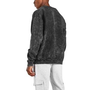 Sweat-shirt à col rond en coton pour hommes, sweats à capuche vierges à motif imprimé, sweat-shirts brodés pour hommes, sweat-shirt personnalisé en gros - Product Image 2