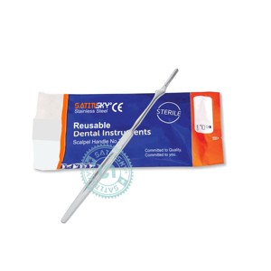 Mango de bisturí multiusos No 4 Acero inoxidable graduado Acero inoxidable Fabricado en AISI 420 - Product Image 5