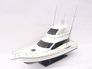 Modèle de bateau de croisière en bois de style nautique 35 BLANC TOYOTAPONAM 83 cm Hull Pine & Painted Technique à vendre - Product Image 5