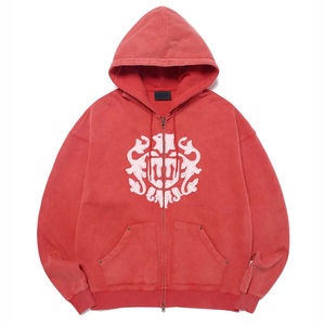 Sudadera con Capucha Extra Grande Personalizada para Hombre, Sudadera de Forro Polar, Ropa de Calle, Invierno, Cálida, Gruesa, de Algodón, Diseño Liso - Product Image 6