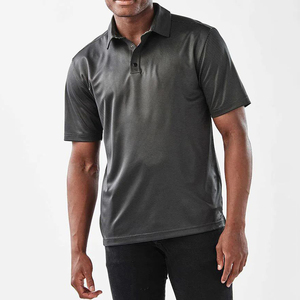 Chemise de golf pour homme grande taille, logo personnalisé, manches courtes, tissu en toile, broderie imprimée, style gothique, séchage rapide, respirante - Product Image 6