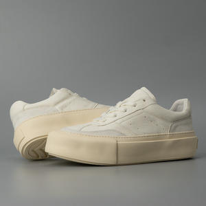 รองเท้าผ้าใบผู้หญิงทรงหุ้มข้อ พื้นหนา แบบผูกเชือก สไตล์ลำลอง แฟชั่น รองเท้าบูทพื้นหนา รองเท้าพื้นหนา รองเท้าผ้าใบพื้นหนา - Product Image 3