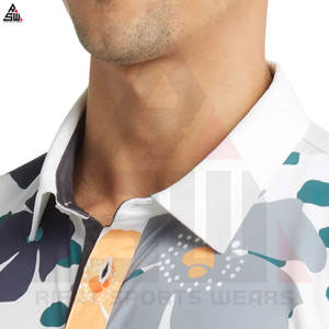 Casual Breathable Solid Button Design Business Man Cotton/<b>Bamboo</b> <b>Fiber</b> Plus Size Outdoor Short Sleeve Sublimation for Shirts - Product Image 2