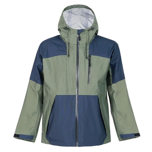 Chaqueta de lluvia informal para hombre de nuevo diseño 2025, venta al por mayor de alta calidad, abrigos de temporada de lluvia, chaqueta de lluvia impermeable con cremallera para hombre - Product Image 1