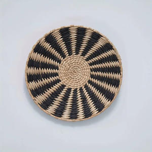 Arte decorativo de pared de jacinto de agua, tejido ecológico, pieza colgante para decoración de paredes, gran venta. - Product Image 2