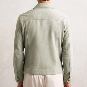 Chaqueta de Cuero para Hombre, Estilo Moderno, Resistente al Viento y al Agua, Chaqueta de Lona con Capucha Más Vendida para Hombre y Mujer, Venta al por Mayor - Product Image 6