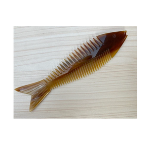 Handmade Durable Animal Style Buffalo Horn Comb Natural Anti-static with Handle Customized <b>Packing</b> - Product Image 1