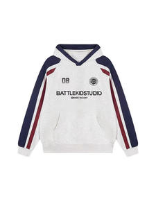 Sudadera con capucha de gran tamaño con logotipo de Color personalizado, Unisex Sudadera con capucha, invierno, Color sólido, tejido estampado, transpirable, respetuoso con el medio ambiente, 100% - Product Image 3