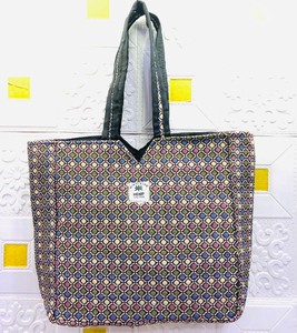 Women's Vintage Large Size Striped Handmade Canvas <b>Tote</b> <b>Bag</b> Eco-Friendly Hemp Casual Evening Shoulder Fashion Style Open Closure - Product Image 2