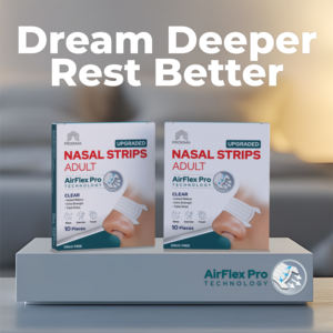 Clear Comfort Tiras nasales para adultos Cómodo suministro de atención médica Parche de respiración - Product Image 2