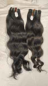 Extensiones de Cabello Ondulado Virgen Remy de Lujo Indio de un Solo Donante, Sin Procesar, con Cutícula Alineada, en Paquetes de 24, 26, 28 y 30 Pulgadas, Proveedor de Tejido - Product Image 2