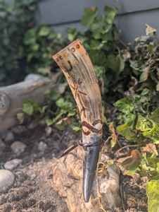 แก้วมักรูปควายและวัวตัวผู้ที่เป็นแฟชั่นแก้วมักใช้เป็นแตรแบบไวกิ้งฮอร์นเหล็กทรงถังมีลักษณะเป็นประเพณีโบราณ - Product Image 6