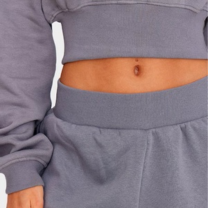 เสื้อสเวตเตอร์แฟชั่นมีซิปสำหรับผู้หญิงเสื้อแจ็กเก็ตขนแกะแบบลำลองออกแบบได้ตามต้องการ - Product Image 4