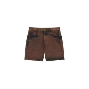 กางเกงยีนส์ขาสั้นผ้ายีนส์ขาสั้นแนวสตรีทสำหรับผู้ชายผู้หญิงกางเกงคาร์โก้สีน้ำตาลทันสมัยสวมใส่สบาย - Product Image 1