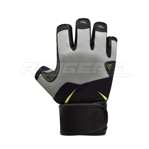 Guantes de levantamiento de pesas protectores deportivos personalizados para gimnasio, guantes de levantamiento de pesas de buena calidad con soporte de Palma - Product Image 6