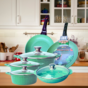 Nonstick Aluminum Cookware Set Pots & <b>Pans</b> for Home Kitchen Use - Viet Nam OEM manufacturer - Product Image 4