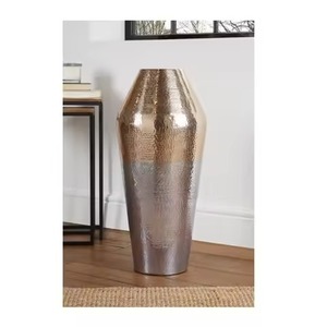 แจกันเหล็กสีเงินหรูหราหรูหราหรูหราออกแบบด้วยมือเป็นมิตรกับสิ่งแวดล้อมผู้ถือดอกไม้ตกแต่งสำหรับงานแต่งงาน centerpieces ของขวัญ - Product Image 5