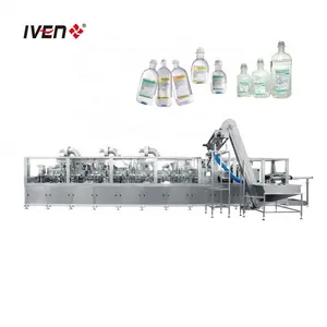 Latest Advanced International Technology 1000-12000 BPH IV Fluids Blowing Filling Washing Packing PP Bottle Production Line