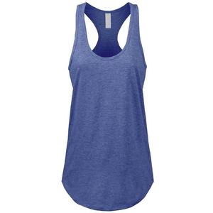 Camiseta sin mangas para mujer con cuello redondo y puntadas en contraste de verano con logotipo personalizado al por mayor - Product Image 3