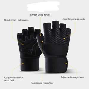 Top 2025 New Wholesale Breathable Fingerless <b>Cycling</b> Outdoor Waterproof Gym Workout Fitness Weightlifting <b>Gloves</b> <b>for</b> Men <b>Women</b> - Product Image 3