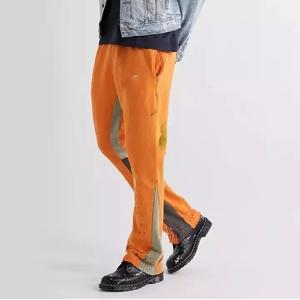 2024 hiver automne hommes pantalons de survêtement de haute qualité décontracté évasé empilé survêtement pantalon avec taille moyenne cordon de serrage et toile tissu - Product Image 5