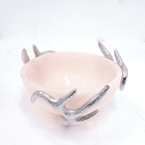 Tazón Redondo de Aluminio Plateado con Forma de Estrella de Mar, Plato Decorativo de Alta Calidad, Creativo, Bajo Esmalte - Product Image 2