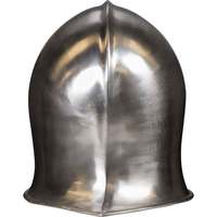 Casque de combat médiéval antique moderne en fer, couleur personnalisée, moulage durable, haute qualité, revêtement en poudre, utilisation extérieure, armure