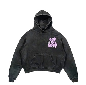 Chanvre coton biologique hommes vêtements écologiques personnalisé haute qualité vierge surdimensionné coton hommes sweats à capuche et sweat-shirts - Product Image 2