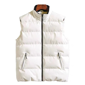 Veste bouffante sans manches pour hiver pour hommes vente en gros vestes en duvet sans manches respirantes personnalisées veste pour hommes bouffantes gilet - Product Image 6
