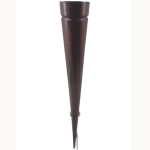 Venta al por mayor de hierro de cono único, soporte de luz en T, pilar de vela marrón, decoración del hogar, soporte de luz de té, decoración floral, artesanía - Product Image 3