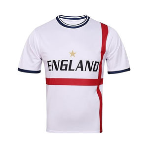 Custom Slim Fit Quick Dry Polyester Sublimation <b>Retro</b> Design Soccer Jersey 100% Polyester Football Uniform - Product Image 1