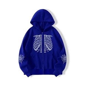 Sudadera con capucha y estampado personalizado para hombre, Sudadera con capucha de gran tamaño para correr, cuello bordado con capucha, talla XS, Invierno - Product Image 1