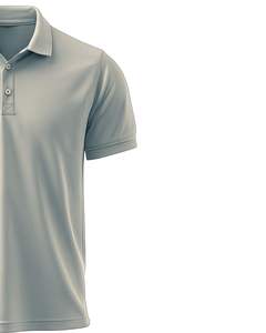 Mens short sleeve polo <b>shirt</b> soft cotton breathable light beige casual wear plain golf tee <b>collar</b> button summer top OEM custom - Product Image 3