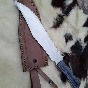 Cuchillo de Caza de Acero de Damasco con Mango de Madera Clásico, Ultra Afilado, Servicio OEM ODM para Pedidos al por Mayor Personalizados - Product Image 1