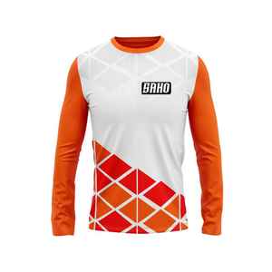 Cou ras du cou OEM GAA avec intérieur en polaire chaude en tissu riche en coton et poignets côtelés idéal pour le football gaélique camogie hurling quantité minimale de commande - Product Image 2