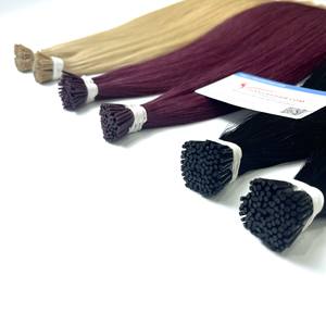 Prix de gros kératine droite I Tip 100% extensions de cheveux humains vietnamiens bruts non transformés textures complètes - Product Image 1