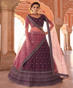 Lourd exclusif designer indien Lahenga Choli avec dupatta aprty porter prix de gros thnic vêtement surat fabrication lehenga choli - Product Image 1