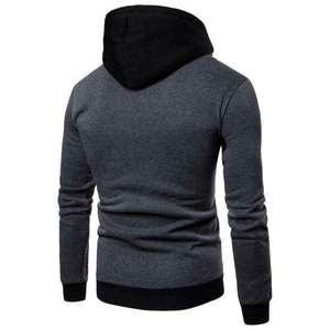Sweat à capuche personnalisé pour hommes Sweatshirt à capuche en coton surdimensionné épais avec fermeture éclair Tops à capuche grande taille OEM - Product Image 4