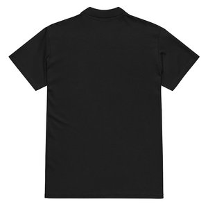 Polo homme de haute qualité, coupe ajustée, en piqué, anti-froissement, en soie, avec motif brodé, option grande taille pour le golf - Product Image 6