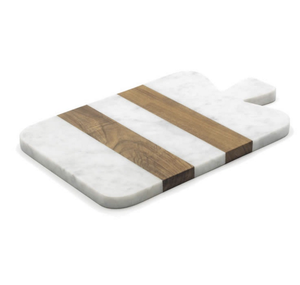 Tabla de cortar de verduras de mármol y madera de forma redonda con mango, productos de utensilios de cocina, tabla de cortar del mejor vendedor, 2025 - Product Image 3