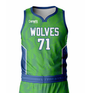 Maillots sans manches de vêtements de sport en polyester d'équipe de basket-ball avec ensemble d'uniformes de short ensembles de vêtements de basket-ball respirants pour adultes - Product Image 4