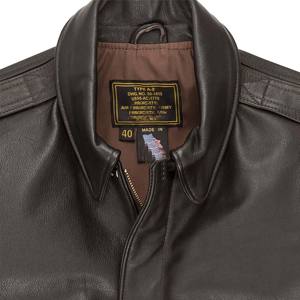 Blouson bombardier élégant en cuir pleine longueur pour hommes Couverture étendue et chaleur - Product Image 3