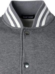 เสื้อแจ๊คเก็ตสำหรับผู้ชาย,สไตล์ College Varsity สำหรับผู้หญิงเสื้อแจ็คเก็ตพิมพ์โลโก้ได้ตามต้องการ - Product Image 4