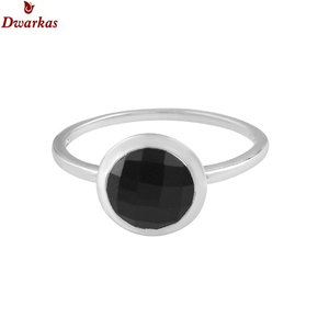 Bijoux fins minimaliste 925 solide en argent sterling naturel citron quartz bague en pierres précieuses pour dames et fille prix de gros - Product Image 3